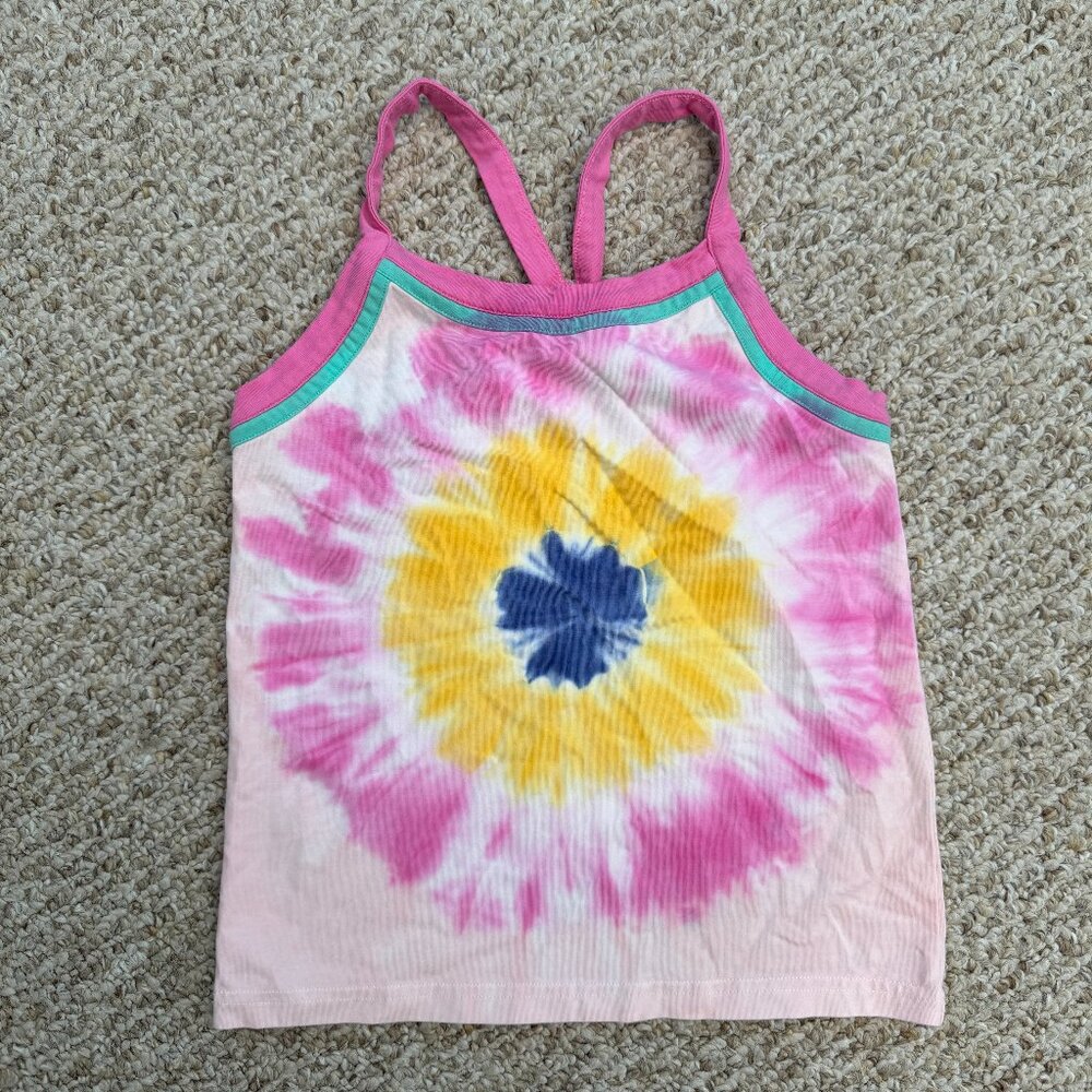 Matilda Jane Girls Dream chasers Let's Tie Dye Tank Top Size 8